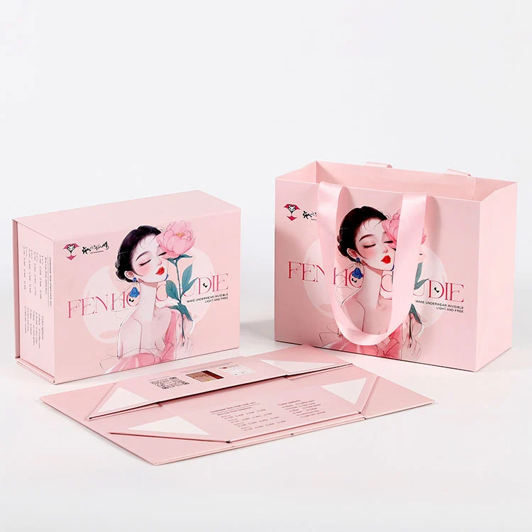 Caixa de embalagem de papel Kraft para presente